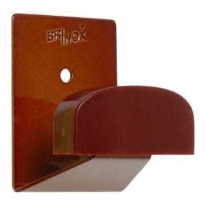 Brinox Junior Steel Adhesive Hook Hanger 2 Units Marrone