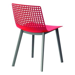 Resol Click Wire Chair Rosso