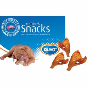 Duvo  Pig Ear Dog Snack 10 Units Oro