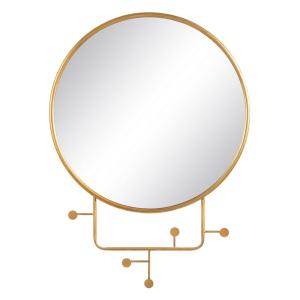 Bigbuy Home Metal 76x6x104 Cm Wall Mirror Oro