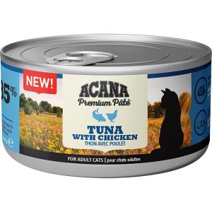 Acana Feline Premium Paté Tonno E Pollo 24x85g Cibo Per Gat…