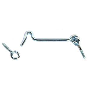 Edm Double Hook Hasp 100 Mm Argento