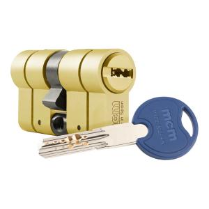 Mcm 88695 Long Cam Brass Cylinder With 5 Security Keys Oro
