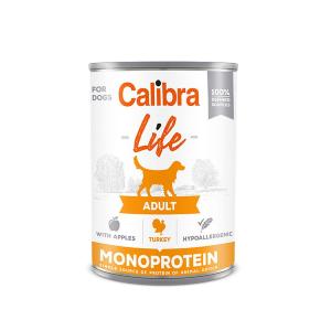 Calibra Life Can Adult Turkey With Apples 6x400g Dog Food T…
