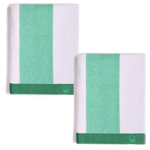 Benetton Pk3275 90x160 Cm Towel 2 Units Verde
