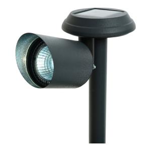 Lumineo 6400k Garden Stake Led Solar Floodlight Nero