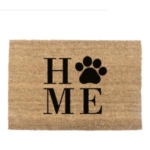 Edm Home Dog Footprint Doormat 60x40 Cm Marrone