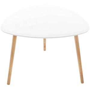 Atmosphera Wood Side Table Bianco