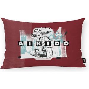 Play Fabrics Cotton Cushion Cover 30x50 Cm Aikido C Rosso