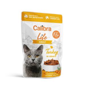 Calibra Life Pouch Adult Turkey In Sauce 28x85g Wet Cat Foo…