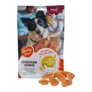 Duvo  Chicken Chips Dog Snack 80g Trasparente