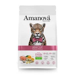 Amanova Cibo Per Gatti Di Lusso Con Salmone Per Adulti 1.5kg