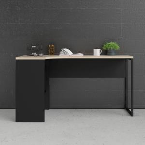 Dmora Scrivania Colore Nero Centimetro 145.1x76.8x81