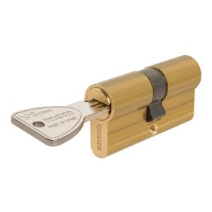 Mcm 88754 Long Cam Brass Cylinder With 5 Security Keys Oro