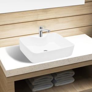 Vidaxl Lavandino Del Bagno In Ceramica Con Foro Per Rubinet…