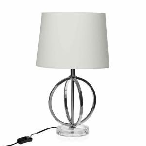 Versa Utah Chrome 28x47 Cm Table Lamp Argento