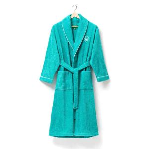 Benetton Be-0237 Bathrobe Blu