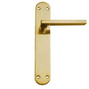 Handlock Zamak Straight Handle With Wide Plate Oro