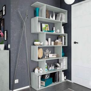 Dmora Libreria Decorativa E Funzionale Colore Grigio Cement…