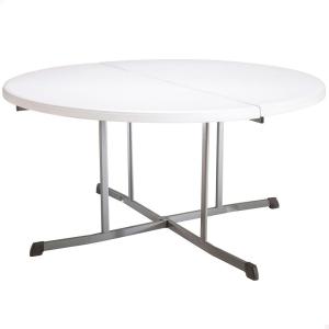 Lifetime Mitad 152 Cm Folding Round Table Bianco