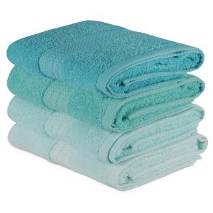 Wellhome Set Di Asciugamani 50x90cm 4 Pezzi