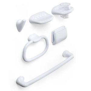 Tatay Olympia Bathroom Accessories Kit Bianco