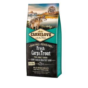 Carnilove Cane Adulto Fresco Carpa Trota Pelo Pelle 12kg