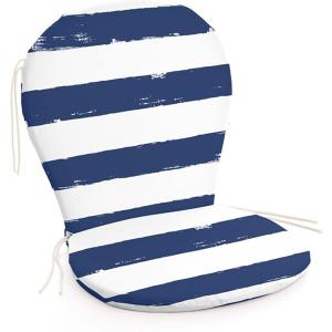 Belum Cambrils Outdoor Chair Cushion Bianco,Blu