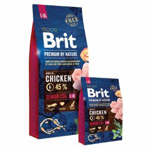 Brit Premium Nature L xl Apple Chicken Corn Senior 15kg Dog…