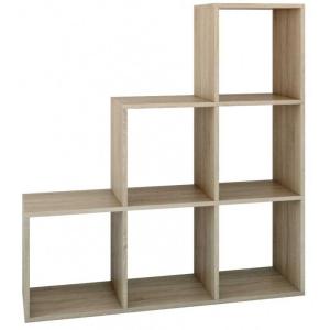 Top E Shop Step Sonoma 3x3 Book Shelf Marrone