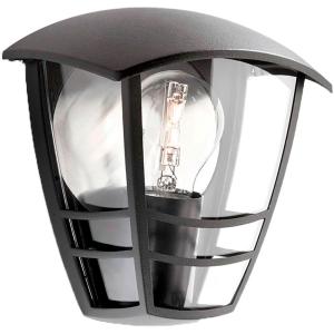 Philips Creek Exterior Wall Sconce E27 Nero
