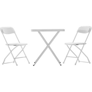Gardiun Bon Aire Table And 2 Chairs Set Bianco 68.6 x 68.6…
