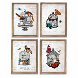 Home Decor Shabby Chic Cage 34x2x44 Cm Decorative Box 4 Uni…