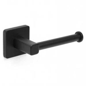 Tatay Nero Roll Holder Without Cover Argento