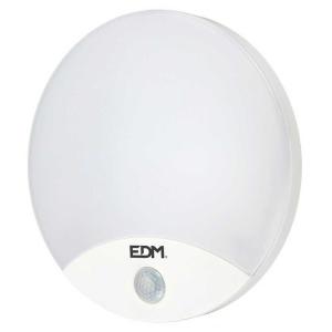 Edm Lampada Da Parete Rotonda A Led 15w 1250 Lumens 6400k