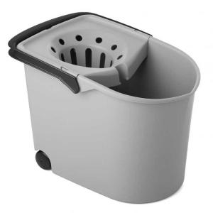 Tatay 13.5l Mop Bucket With Wringer And Wheels Trasparente
