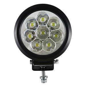 Jbm Lampada Da Lavoro Con 8 Led Luce Rotonda Concentrata 80w