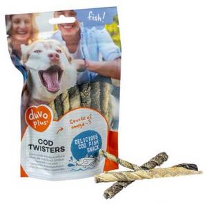Duvo  Cod Twisters Dog Snack 100g Oro