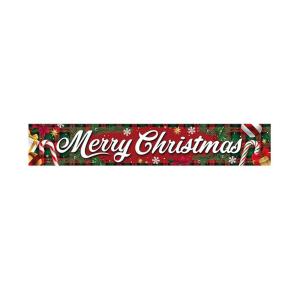 Guirma Cartello In Tessuto Buon Natale 290x50 Cm