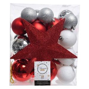 Decoris Christmas Tree Accessories 33 Units Multicolor