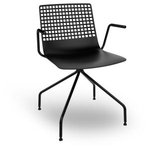 Resol Araña Chair With Arms Nero