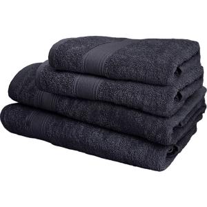 Wellhome 4 Bath Towels: 2 Sink Towels 50x90 Cm 2 Shower Tow…
