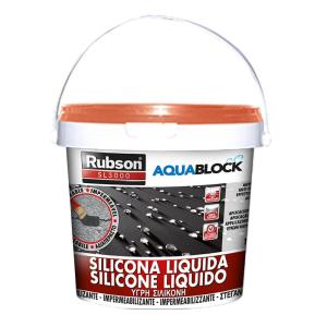 Rubson Aquablock 1894877 Liquid Silicone 1kg Arancione