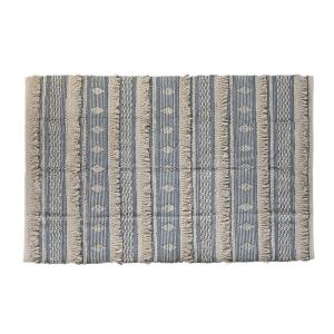 Home Decor Tappeto Boho Bianco In Cotone 230x160x2 Cm