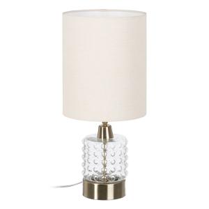 Bigbuy Home Cristallo Lampada Da Tavolo Metal 23x23x51 Cm