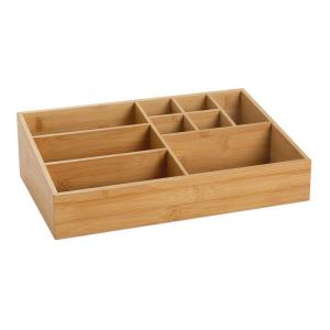 Andrea House Organizer Per Il Bagno Bamboo 33x21x9 Cm