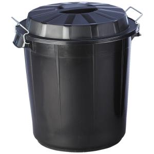 Denox 13250.090 50l Trash Can Argento