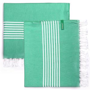 Benetton Hamman 80x165 Cm Towel 2 Units Verde