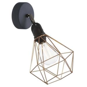 Creative Cables Fermaluce Eiva Diamond Wall Lamp Marrone