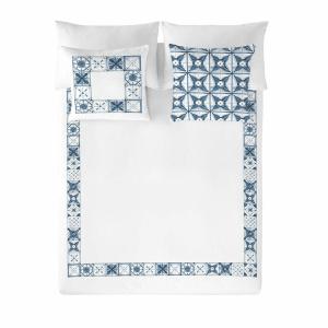Naturals Amalfi 260x220 Cm Duvet Cover Bianco,Blu 190 cm